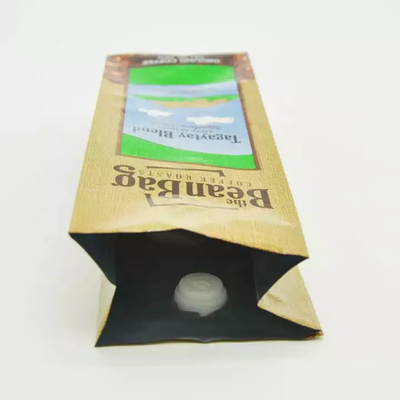 Zapieczętowana żywność w proszku Herbata Orzechy Ziarna kawy Torba do pakowania z folii aluminiowej z zaworem powietrza