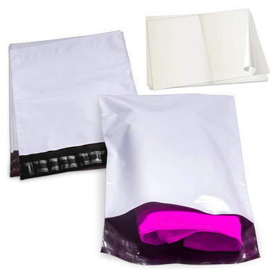 Biała torebka LDPE Poly Mailers 14,5 X 19 Poly Mailers na odzież / bluzę z kapturem