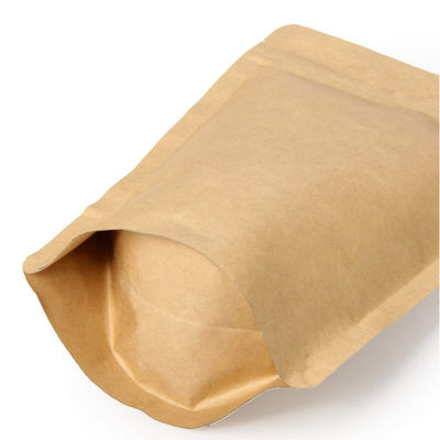 16 uncji Biodegradowalna papierowa torba k Stand Up Flat Bottom