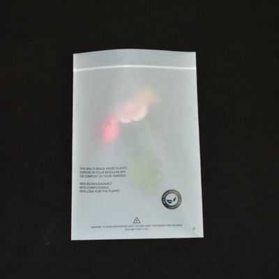 Zapinane na zamek torby kompostowalne ze skrobi kukurydzianej, 100% biodegradowalna torba na ubrania PLA