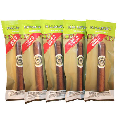ROHS Blunt Wrap Cigar Humidor Packs Mylar Foil Lined