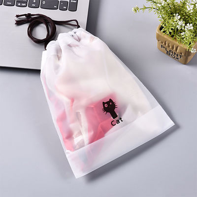 Poli EVA / PVC / PE matowa plastikowa torba ze sznurkiem Cartoon Animal Felt
