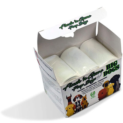 Zmywalne, biodegradowalne torby na odchody dla psów, worki kompostowalne o wadze 2,5 kg