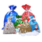 Christmas Santa Kids Plastikowa torba ze sznurkiem Cookie Cukierki Zabawki Opakowanie gadżetów