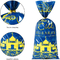Wodoodporne dekoracje świąteczne Eid Mubarak torby z upominkami, celofanowe torby na słodycze