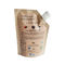Biodegradowalna torba z płynnym wylewem o pojemności 50 ml z papieru pakowego Stand Up For Juice