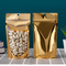 Plastikowa torba z folii aluminiowej k z gniazdem Euro Gold Metallic Mylar Stand Up