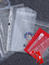 PVC przezroczysta plastikowa torba na zamek błyskawiczny torba hakowa etykieta odzieżowa torba k