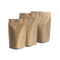 Brązowe samoprzylepne papierowe torby do pakowania suchej żywności PLA Biodegradowalny