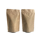Brązowe samoprzylepne papierowe torby do pakowania suchej żywności PLA Biodegradowalny